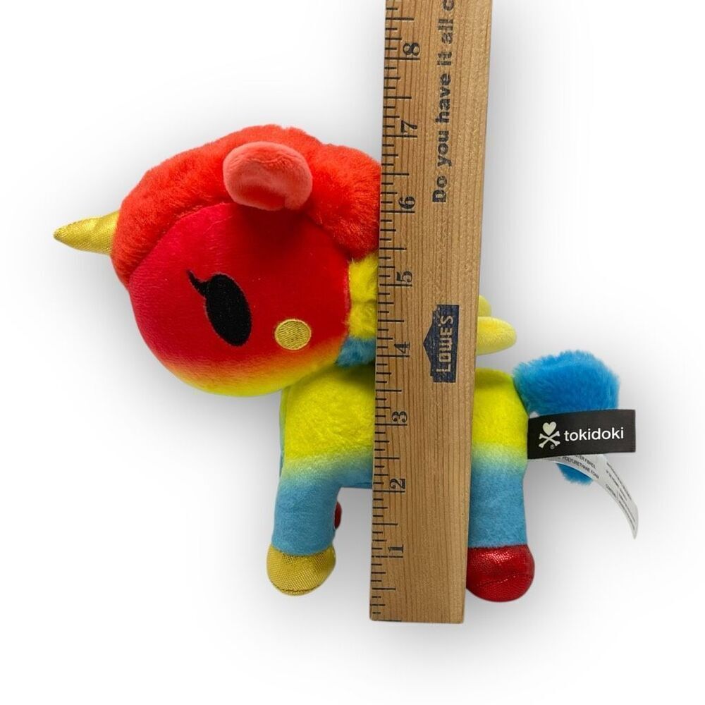 Tokidoki Unicorno Summer Plush Stuffed Animal Kawaii Unicorn 2019 9" Rainbow - Picture 11 of 11